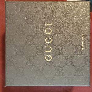 Gucci Blue blooms belt